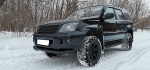 Бампер силовой передний Toyota Land Cruiser Prado 120 c защитой радиатора РИФ