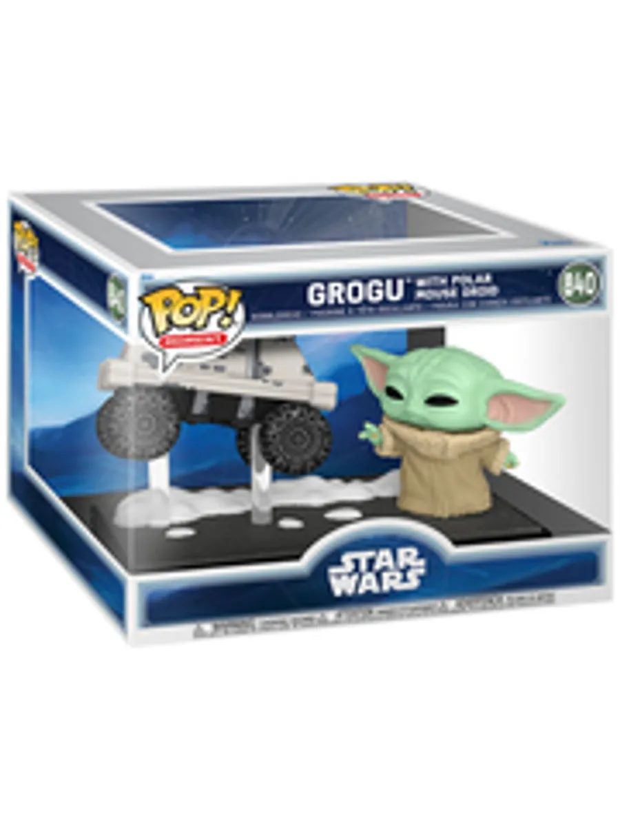 Funko POP! Star Wars: Grogu with Polar Mouse Droid (840)