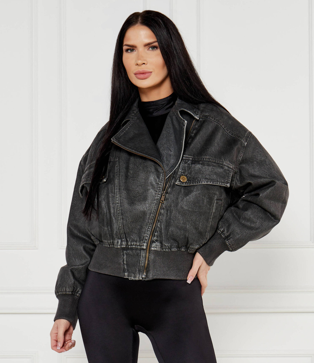 Джинсовая куртка Elisabetta Franchi - серый(BJ31I46E2)