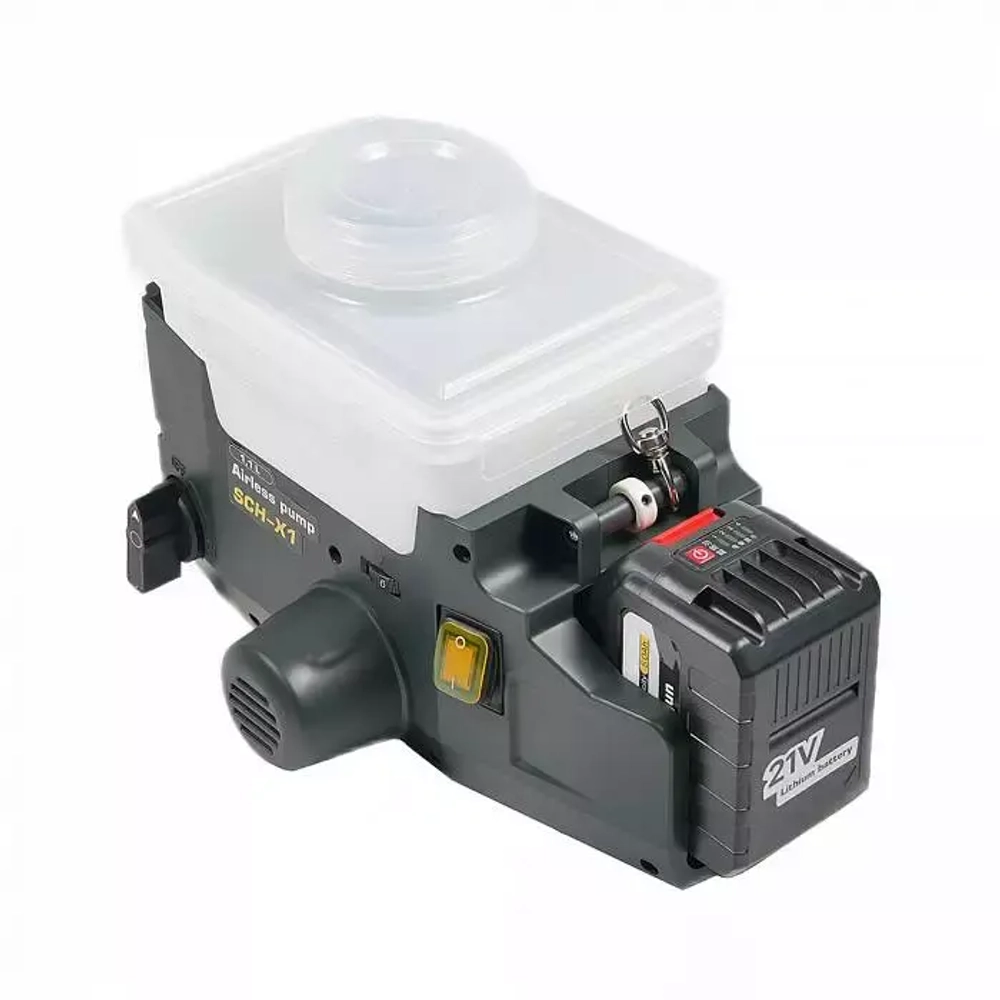 Аккумуляторный краскораспылитель SCHTAER CH-X1, 21V/5.0AH