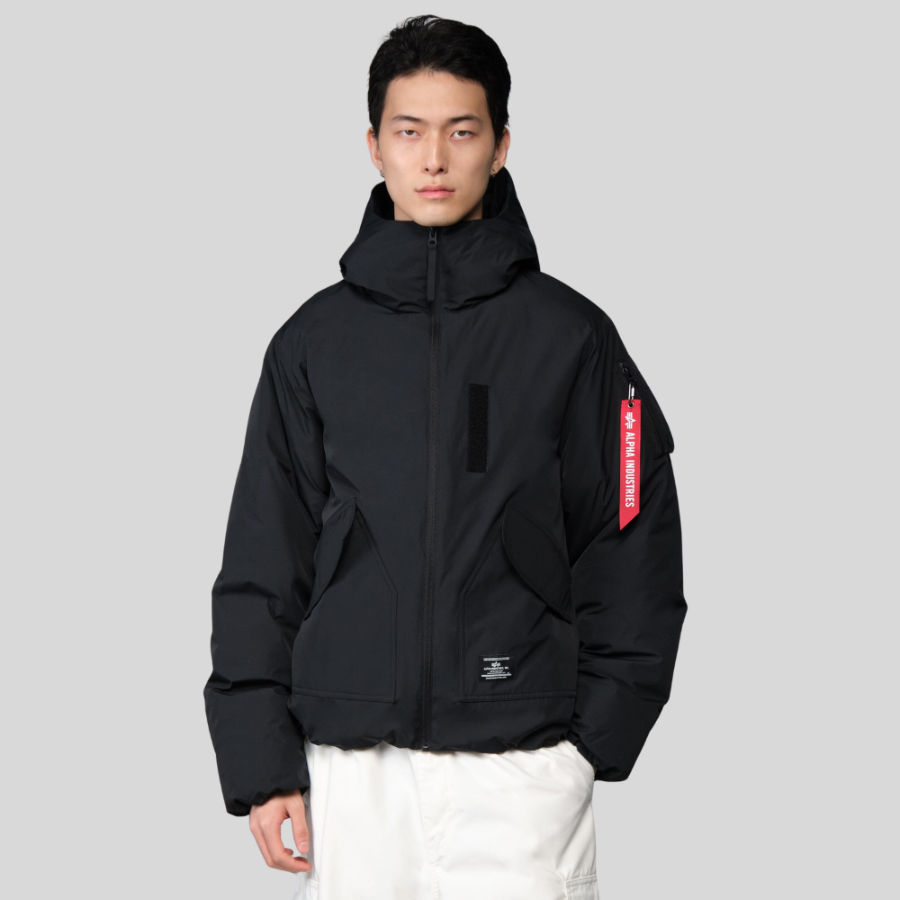 Куртка Alpha Industries Lee Relaxed Fit Puffer Black (Черная)