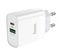 USB Зарядное устройство HOCO C80A Rapido PD20W+QC3.0 charger, type-c, usb (EU), белый
