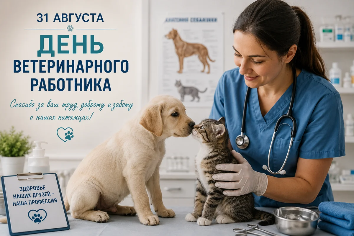 С Днём ветеринарного работника! 🐾