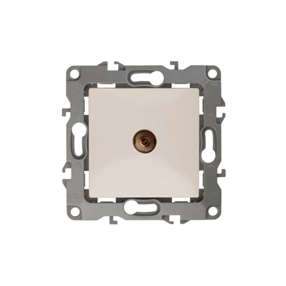 12-3101-02 ЭРА Розетка TV одиночная, IP20, Эра12, слоновая кость | Эра 12