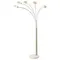 Торшер CLASSIC STYLE 5x40Вт E14, матовый никель 105x215 см
