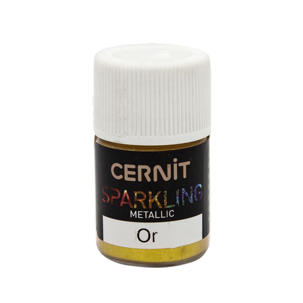 Мика-порошок, слюда Metallic/металлик "Sparkling Powder" 5 гр. Cernit, 050 or/золото