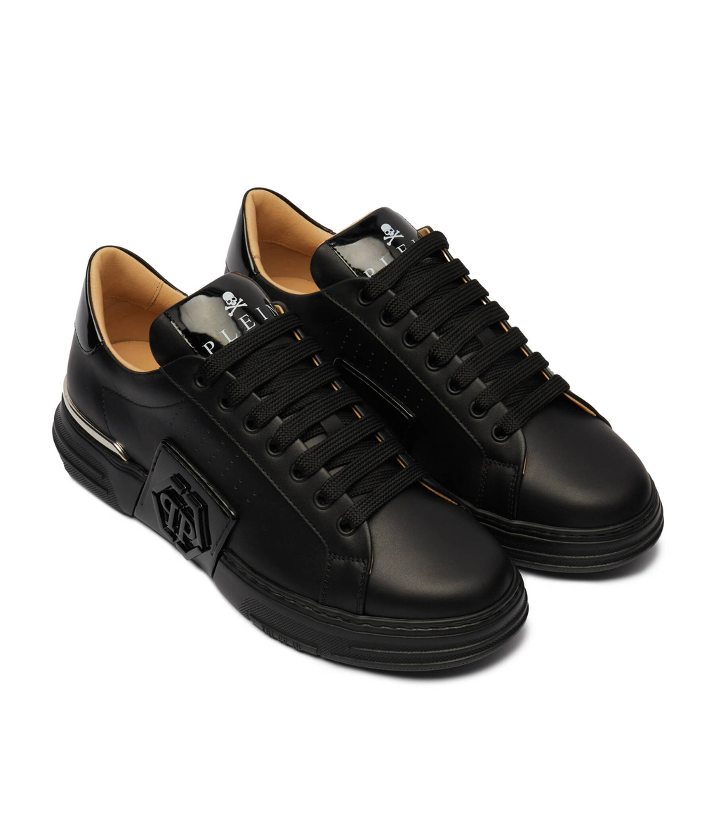 Кожаные кроссовки hexagon Philipp Plein - черный(USC0565 PLE025N)