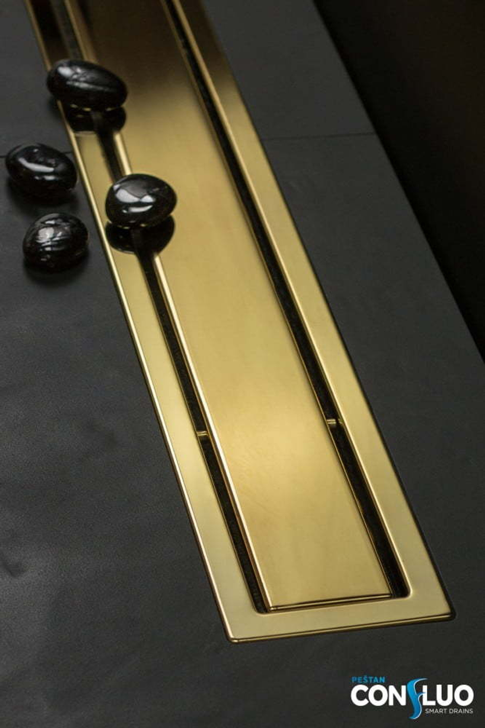 Душевой лоток Pestan Confluo Premium Line 550 Gold