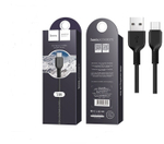 Usb Кабель-зарядка Type-C Hoco X20 Flash 3A 1м силиконовый чёрный