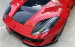 Карбоновые накладки на воздухозаборники фар для Ferrari 812 Superfast GTS 2017-2024 Феррари