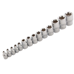 Набор инструментов, 1/4", 3/8", 1/2", Cr-V, S2, усиленный кейс, 216 предметов Stels