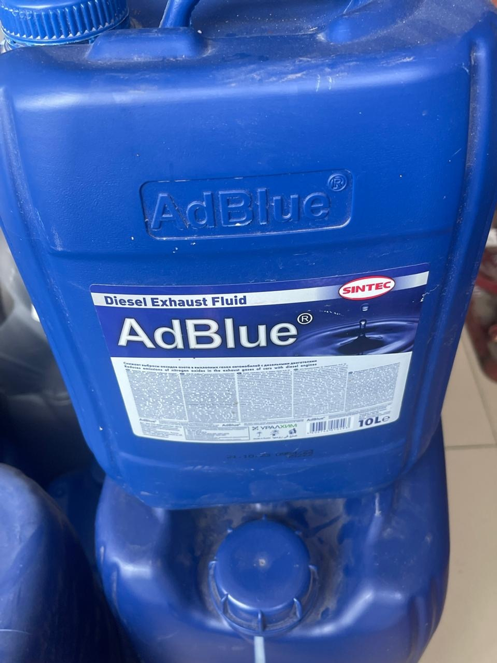 Жидкость SINTEC AdBlue для системы SCR дизельных двигателей , для снижения выбросов оксида азота