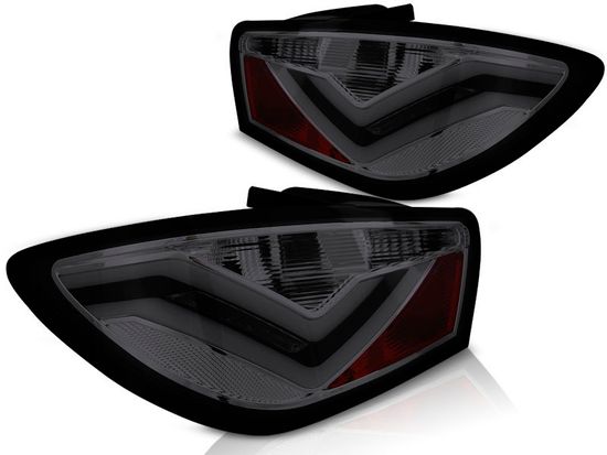 Задние фонари для Seat Ibiza 6J 3D (08-12) LED Smoke