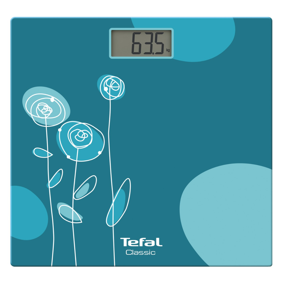 Напольные весы Tefal Classic Drawing Bloom Turquoise PP1148V0