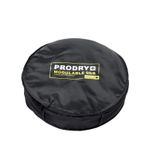 Подвесная сушилка prodry modulable 95х6 в сложенном виде, упакованная в круглую черную сумку с логотипом