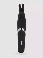 Черный вибратор Rabbit Rechargeable Wand Vibrator - 26,7 см. (Цвет: черный)