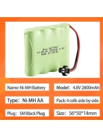 Аккумулятор Ni-Mh (Ni-Cd) 4.8V 2800mAh 2шт