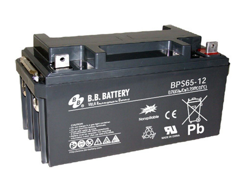 Аккумулятор CSB GPL12650 | 65 Ач | 12В AGM