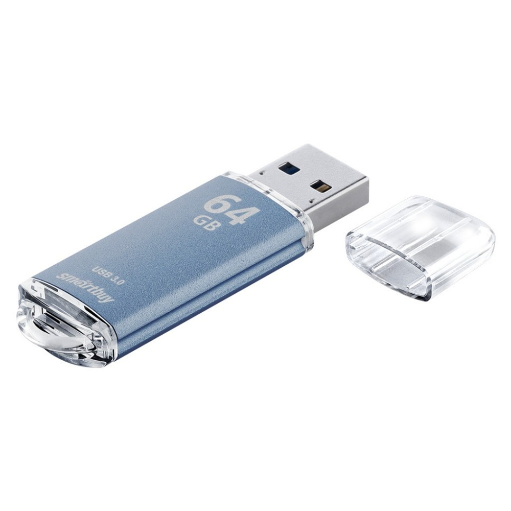 3.0 USB флеш накопитель Smartbuy 64GB V-Cut Blue (SB64GBVC-B3)