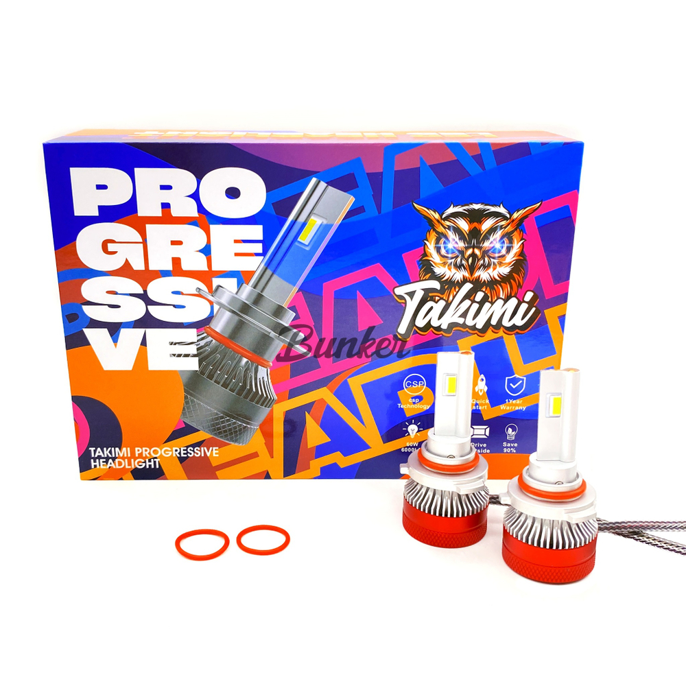 Светодиодные автомобильные LED лампы TaKiMi Progressive Truck HB3 (9005) 6000K 24V