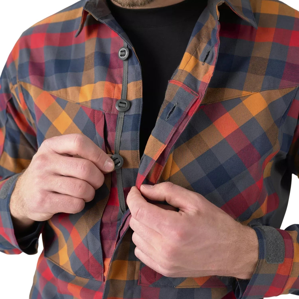 Рубашка Helikon-Tex MBDU Shirt Dark Autumn Checkered (3XL/Regular, Dark Autumn Checkered)