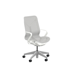 Кресло Herman Miller Cosm, средняя спинка, цвет Mineral, нерегулируемые подлокотники