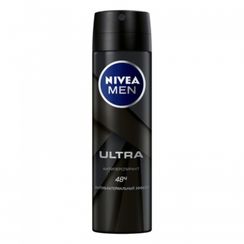 Antiperspirant \  Антиперспирант\ Anti-perspirant \ Дезодорант-спрей Антиперспирант Nivea Men Ultra с активированным углем спрей 150 мл