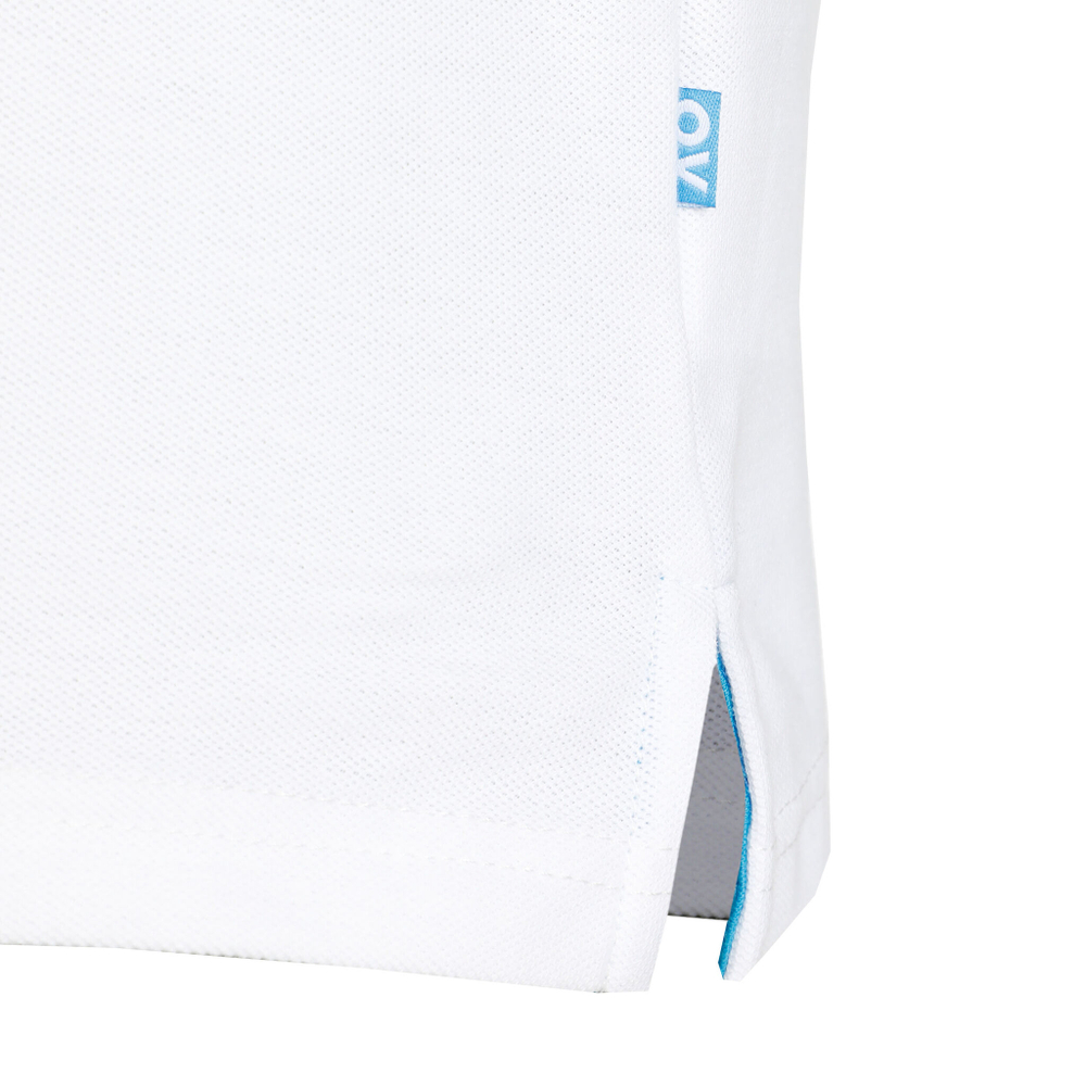 Мужское теннисное поло Australian Open AO Player Polo Men - White, Dark Blue