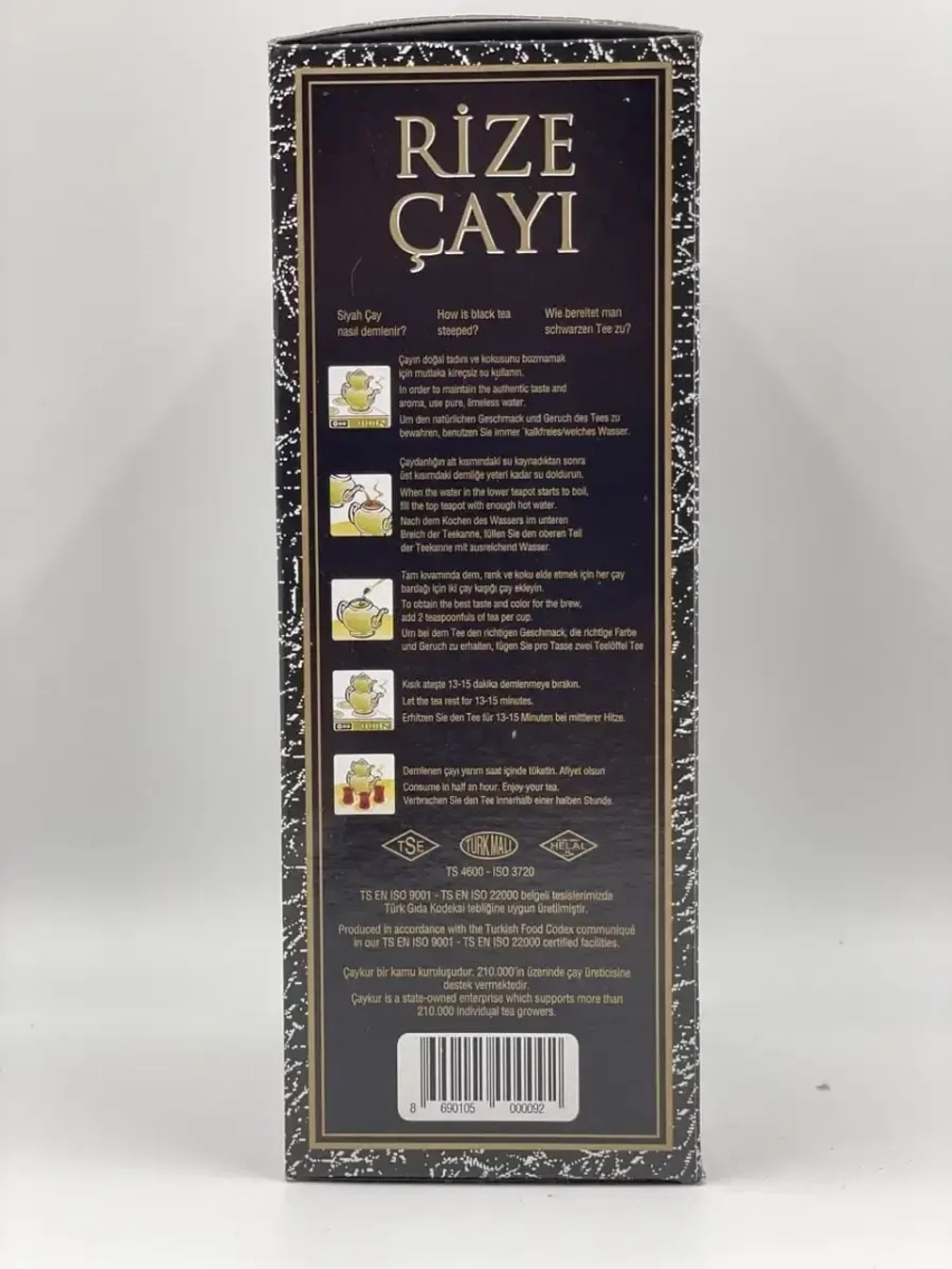 Чай черный турецкий / Чайкур Rize Cayi,  500гр.