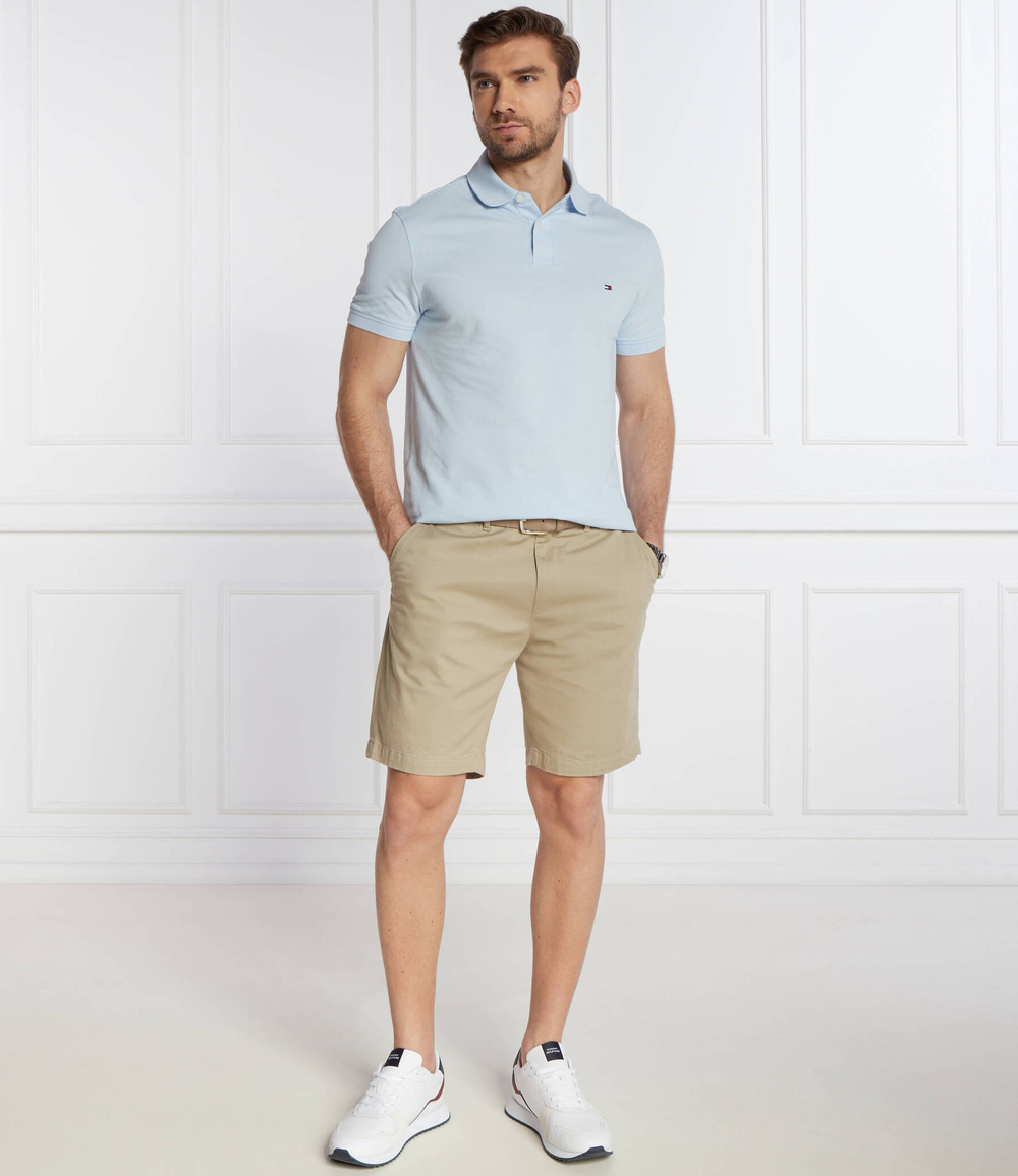 Поло Tommy Hilfiger - голубой(MW0MW17770)