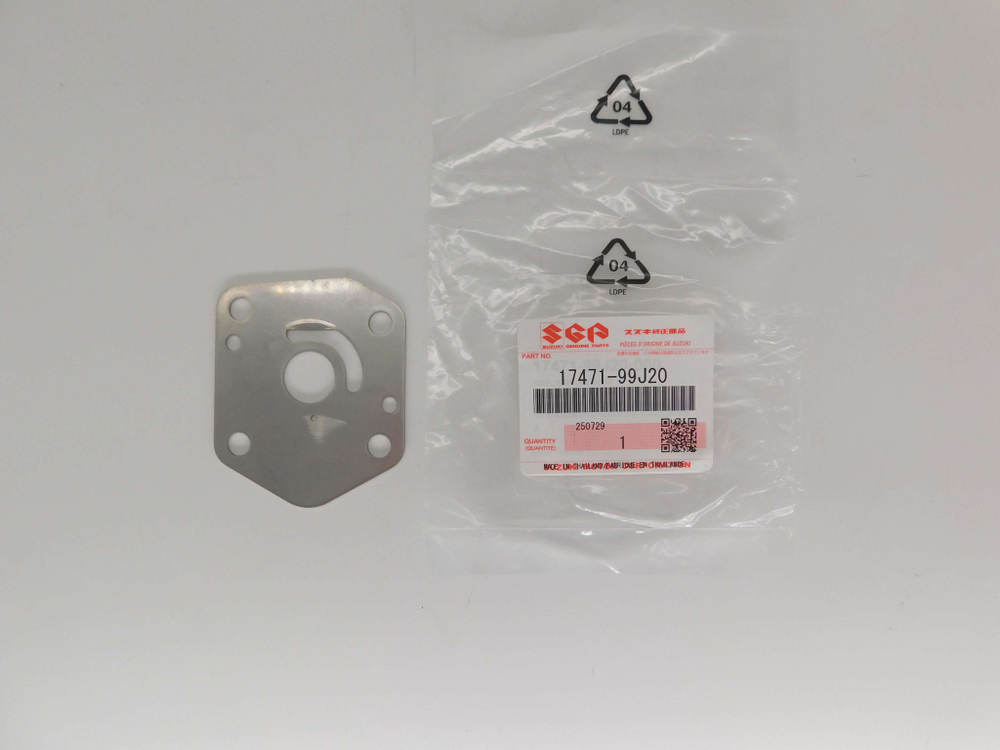 Пластина помпы Suzuki DF8A DF9.9A DF9.9B DF15A DF20A 17471-99J00-000