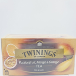 TWININGS чай черный со вкусом маракуйя, манго и апельсин 25 пакетиков 50 г (из Финляндии)