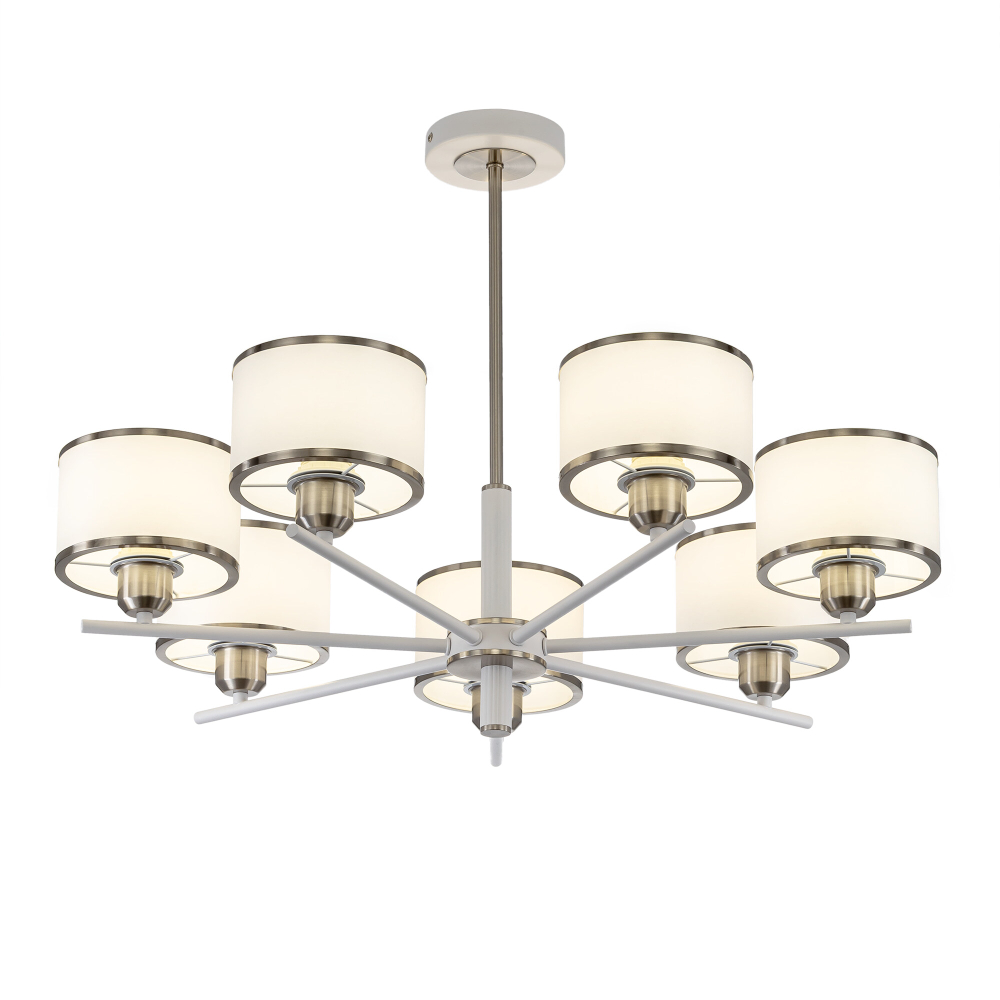 Citilux ALTON CL421272 Люстра на штанге с абажурами Белая