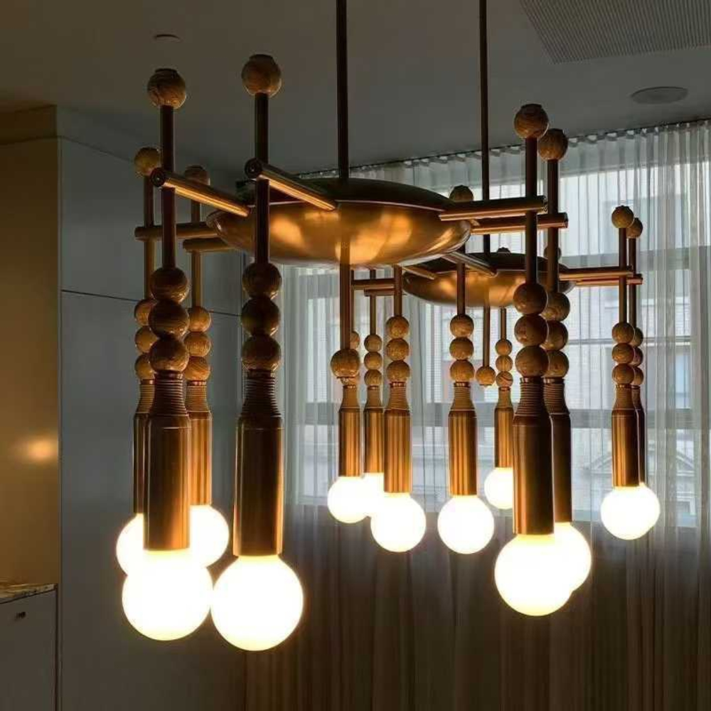 Chandelier Talisman by Apparatus (14 lampshades)
