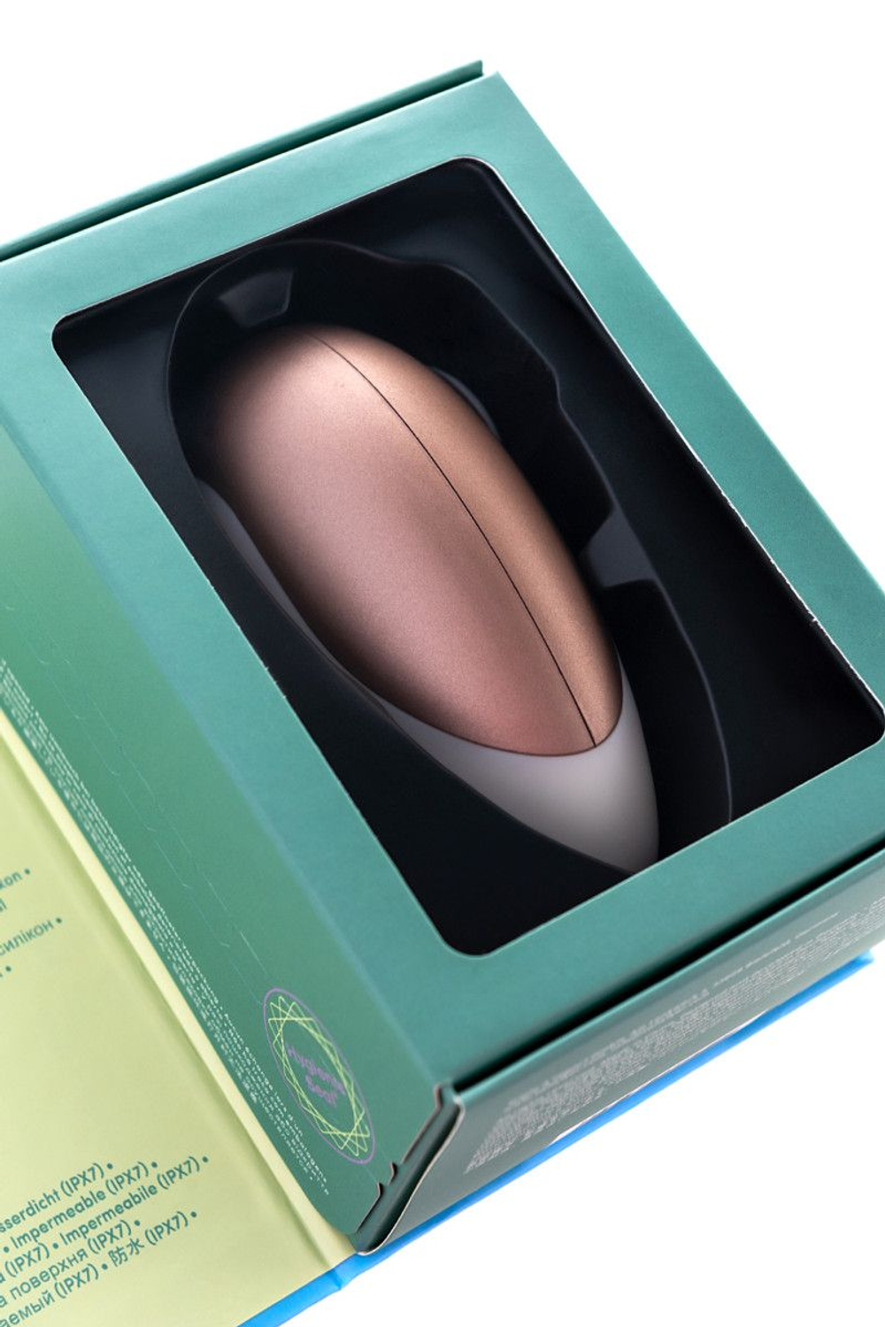Вакуумный массажер для клитора Satisfyer Deluxe (Цвет: бронзовый)