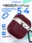 Чехол для Airpods 4 Gurdini силиконовый бордовый