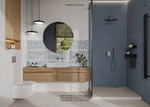 Цемент син низ 01 / Cement blue wall 01 300х600 (1-й сорт)