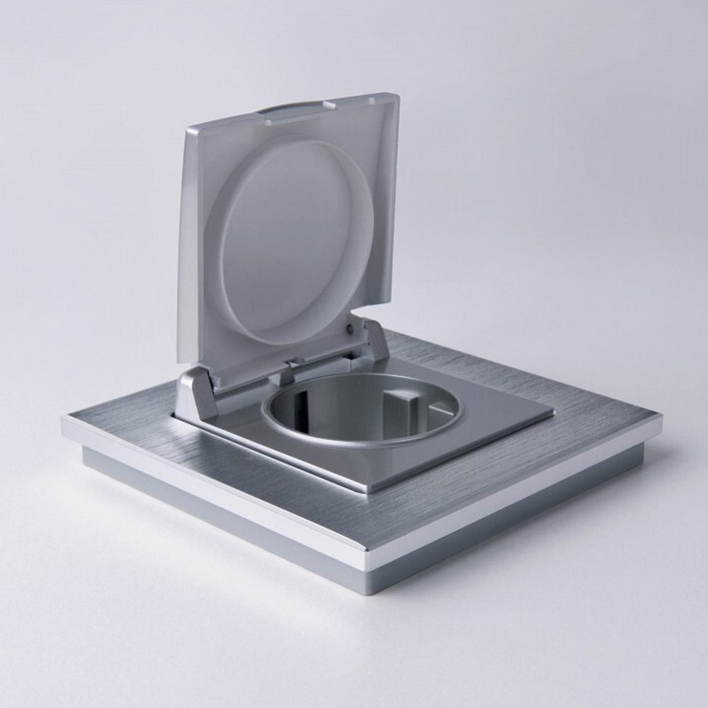 Рамка на 1 пост Werkel Aluminium (алюминий) W0011706