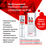 Спрей LOVESPRAY ACTIVE для мужчин (стимулятор)