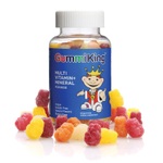 GummiKing, комплекс жевательных витаминов и минералов для детей, вкус клубники, апельсина, лимона, винограда, вишни и грейпфрута, 60 жевательных таблеток