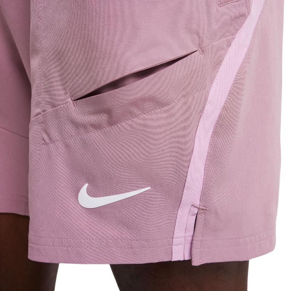 Мужские теннисные шорты Nike Court Dri-Fit Advantage 7" Tennis - Розовый