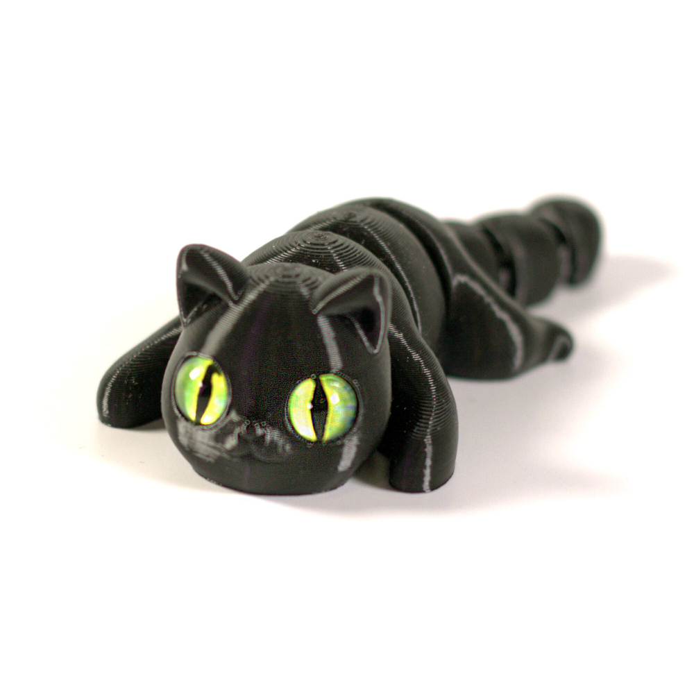 Мини котёнок игрушка антистресс, 10 см., черный