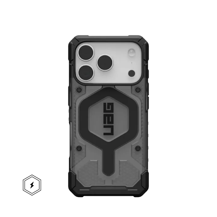 UAG Pathfinder Clear with MagSafe Series Case for Apple iPhone 17 Pro Ash/Black (Чёрный)