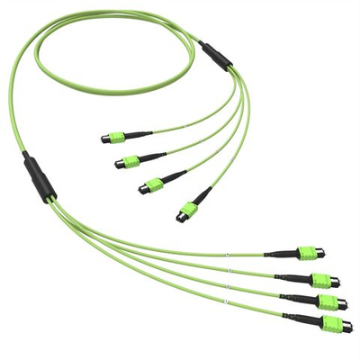 Оптическая магистральная сборка 48 ОВ 50/125 OM5, 4xMTP PRO(12)m/4xMTP PRO(12)m, тип В, 10 м