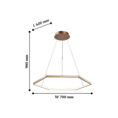 Подвесная люстра Hexagon 2103-6P. ТМ Favourite