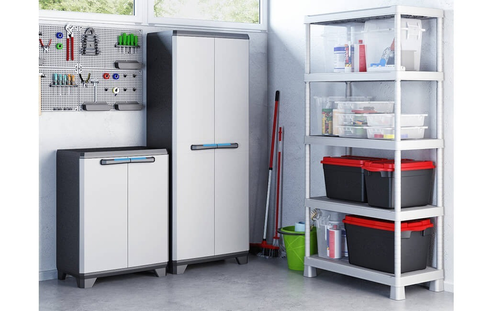 Пластиковый шкаф Keter Linear Tall Cabinet