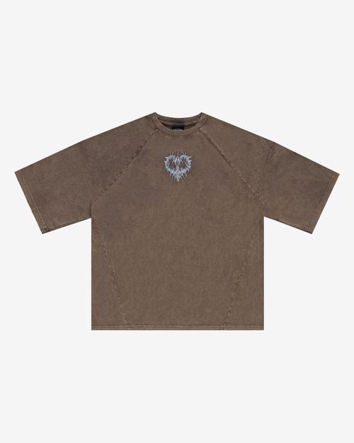 Футболка x Volchok Heart коричневая