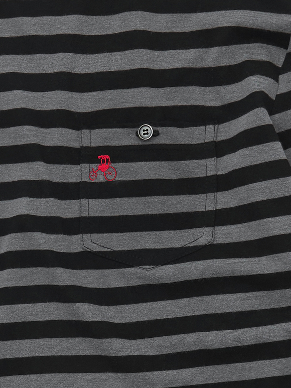 STRIPE L/S TEE