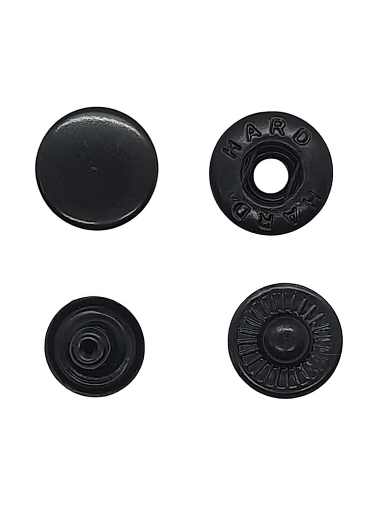 Кнопка Альфа d13,5мм, чёрный Кнопка Альфа d13,5мм, чёрный