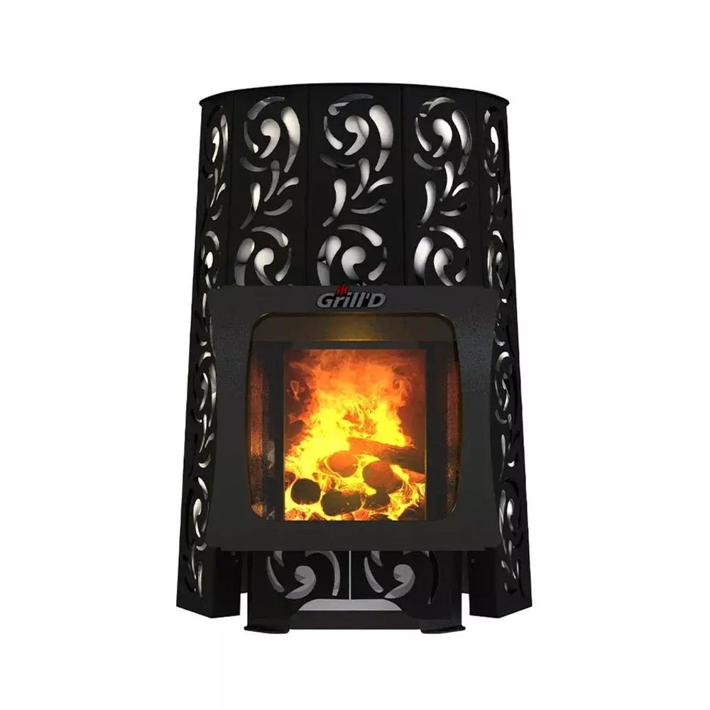 Дровяная банная печь Grill'D Violet 200 Short Max